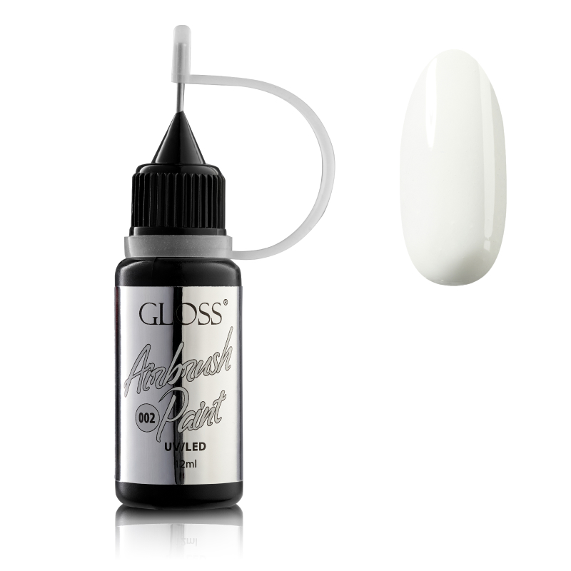 GLOSS Airbrush Paint 002 (white), 12 ml